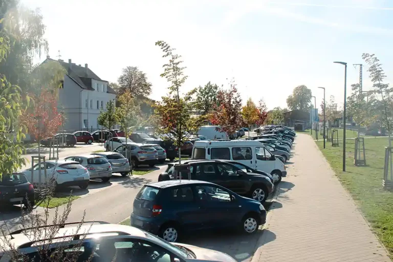 Neubau des Park-and-Ride Platzes am Bahnhof in Gransee