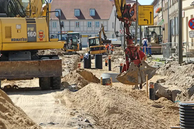 Ausbau der Johann-Sebastian-Bach Straße im Sanierungsgebiet in Kyritz